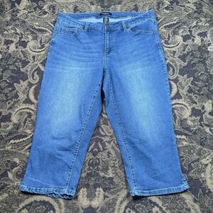 D. Jeans Women's Denim Capri Jeans Size 14W Y2K